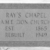 24 - Ray's Chapel African Methodist Episcopal (AME) Zion Church Cornerstone.jpg