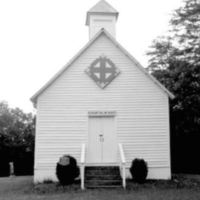 Pleasant Hill African Methodist Episcopal (AME) Zion Church with Quilt Trail Sign Photo by Ann Woodford.jpg