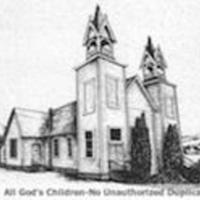 Mt. Olive Baptist Church, Waynesville, NC. Drawing by Chris Sylvester.jpg