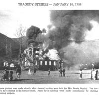 46c - Fire destroyed the Scotts Creek Liberty Baptist Church on January 10, 1958 Photo courtesy of E.jpg